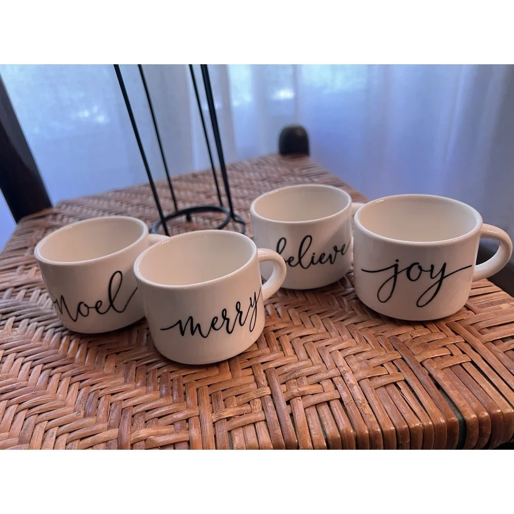 Holiday Stackable Espresso Mugs Robert Stanley Home Collections Espresso Cups
